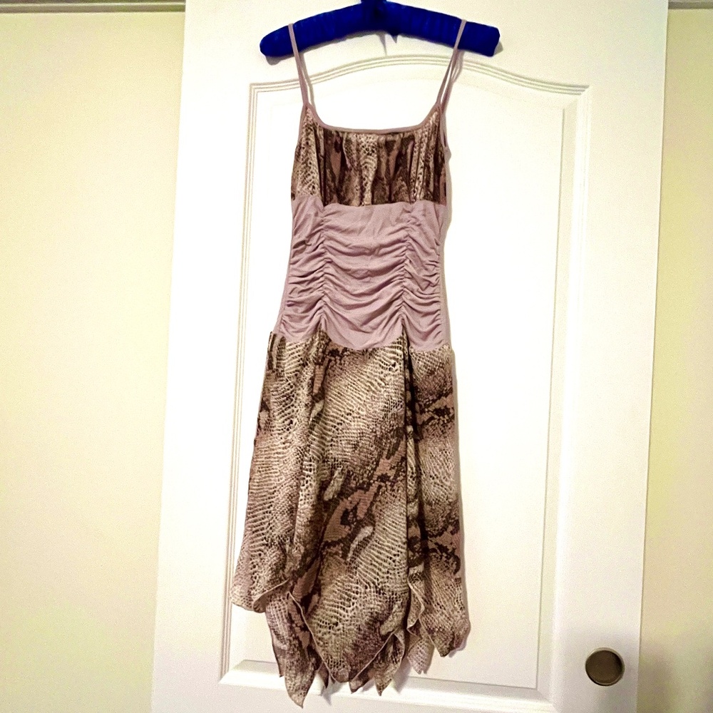 Vintage spaghetti straps summer dress